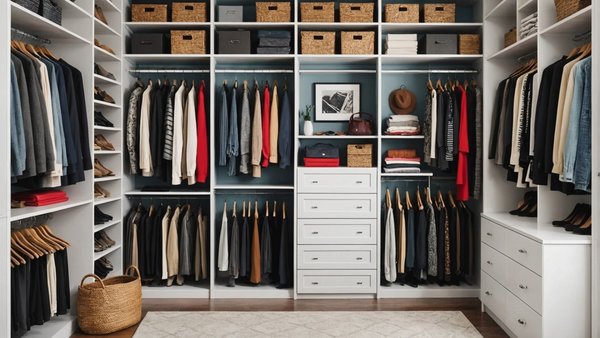 Astuces pour créer plus d'espace de rangement dans votre armoire