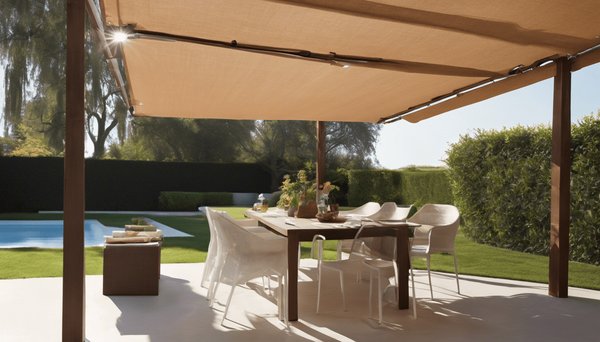 Ajoutez du charme à votre terrasse avec le voile d'ombrage coco